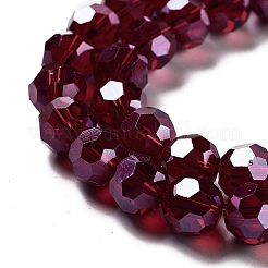 Гальванизируйте прозрачное стекло бисер нитей&nbsp;LS-EGLA-A035-T10mm-A02