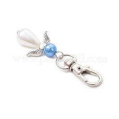 2 шт. подвеска в виде ангела из АБС-пластика с имитацией жемчуга HJEW-JM03818