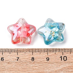 Прозрачная смола и натуральные ракушки&nbsp;RESI-B039-03A