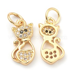 Медные прозрачные кубические циркониевые подвески ZIRC-B010-04G