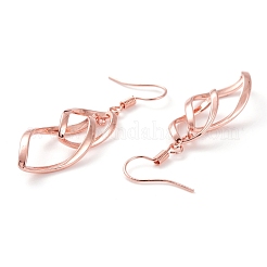 Orecchini pendenti in ottone&nbsp;EJEW-B002-01RG