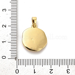 Messing Emaille-Anhänger&nbsp;KK-M314-08B-G02