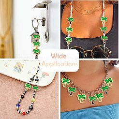 20 шт. 2-х цветные непрозрачные акриловые и эмалевые бусины&nbsp;OACR-CJ0002-57