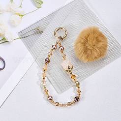 1 Stück Handy-Armbänder aus Glas- und Acrylperlen&nbsp;AJEW-SZ0002-72