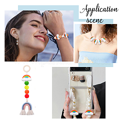 12 perlina in silicone ecologico per uso alimentare arcobaleno&nbsp;SIL-HY0001-31