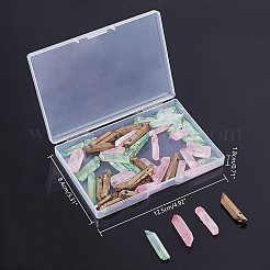 Гальванические природный кварц нитей кристалл бисера G-AR0001-01