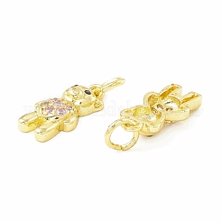 Латунные микро проложить кубического циркония подвески KK-H428-08G