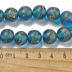 Chapelets de perles vernissées manuelles&nbsp;BLOW-D006-07H