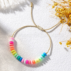 Регулируемые браслеты из бисера ручной работы XG7967