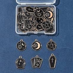 30шт 6 стиля подвески из сплава с эмалью&nbsp;ENAM-FS0002-62