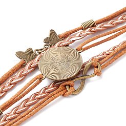 Браслет радужной гордости BJEW-F426-01G