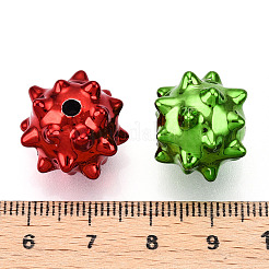 Непрозрачные акриловые бусины с УФ-покрытием&nbsp;PACR-T017-07