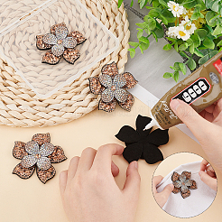 4 шт. аппликации из стразов PATC-FG0001-04B