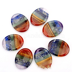 Massagestein im Chakra-Stil aus natürlichem Amethyst&nbsp;LS-MATO-PW0001-006