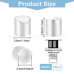 Алюминизированные пластиковые пресс-колпачки&nbsp;LS-AJEW-WH0258-583B