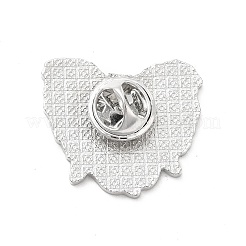 Эмалированная булавка с латунными защелками-бабочками JEWB-A006-03B