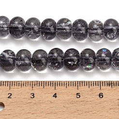 Fili di perline di vetro tinte che imitano pietre preziose&nbsp;GL-Z001-03B-09