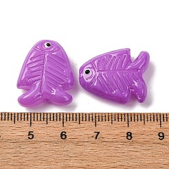 Прозрачные стеклянные эмалевые бусины LAMP-U004-06-01