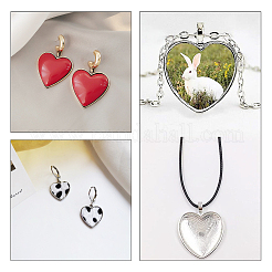 30 шт. 3 стиля кабошонов из нержавеющей стали 304 STAS-UN0024-11