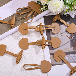 Boucles à bascule en cuir&nbsp;FIND-WH0199-469A
