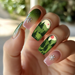 1 шт. шаблоны изображений для дизайна ногтей из пластика&nbsp;AJEW-PH0006-32D