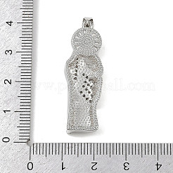 Латунные микро проложить кубического циркония подвески&nbsp;KK-R230-12P