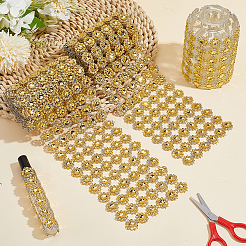 Rotolo di rete in acrilico e strass&nbsp;DIY-WH0899-697A