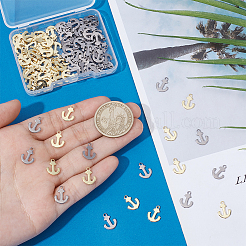 120 шт. 2-х цветные подвески из нержавеющей стали STAS-UN0063-87