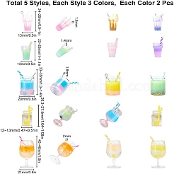 Подвески из смолы&nbsp;CRES-SC0001-39