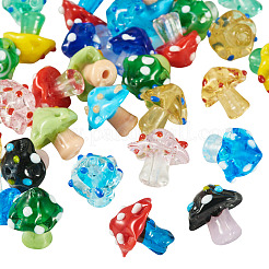 30 Stück 15 Farben handgefertigte Bunte Malerei-Perlen.&nbsp;LAMP-TA0002-39