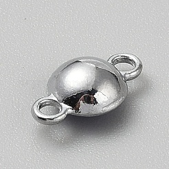 Breloques connecteur rond plat en verre à facettes&nbsp;FIND-WH20042-56H