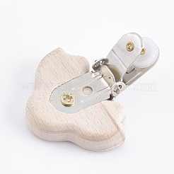 Clips porte-tétine en bois de hêtre&nbsp;X-WOOD-T015-26