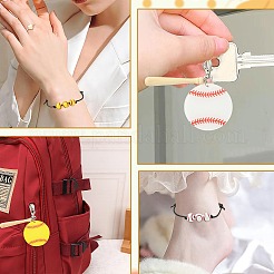 8 шт. подвесное украшение из акрила и дерева&nbsp;HJEW-CJ00052