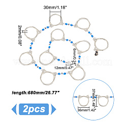 Акриловые бисерные звенья HJEW-AB00399