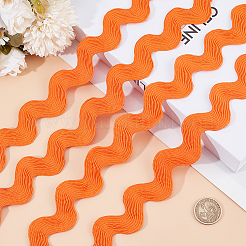 Лента из полиэстера с волнистой бахромой длиной 10 ярд. OCOR-GF0003-27B