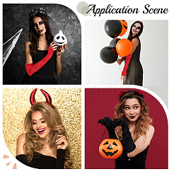 Длинные перчатки без пальцев из полиэстера и спандекса для женщин AJEW-WH20007-89B