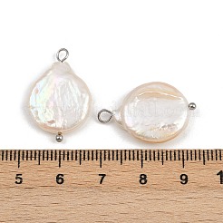 Подвески из натурального пресноводного жемчуга Кеши STAS-D378-08C-S