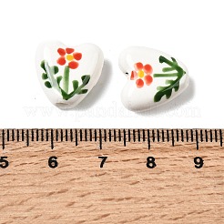 Perles en porcelaine manuelles&nbsp;PORC-B007-02A