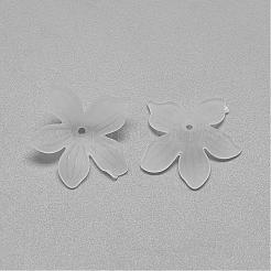 5-лепестковые прозрачные акриловые шарики&nbsp;FACR-S015-SB518