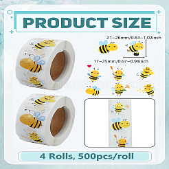 Наклейки на тему пчел DIY-WH0723-020