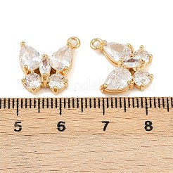 Латунные микро проложить кубического циркония подвески KK-F906-02G