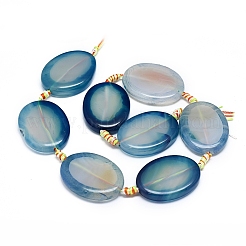 Натуральный полосатый агат / полосатые агатовые бусы&nbsp;G-L544-026A