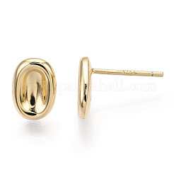 925 стерлингового серебра серьги стержня STER-T004-38G