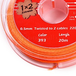 Cordons ronds en fil de coton ciré 2 brin&nbsp;YC-T004-01A-28
