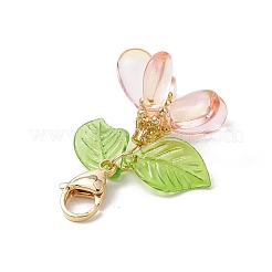 Подвески из цветочного стекла украшения HJEW-MZ00213-02