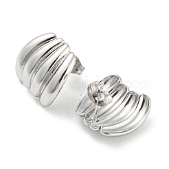 Серьги-гвоздики из нержавеющей стали 304&nbsp;LS-EJEW-I290-08P