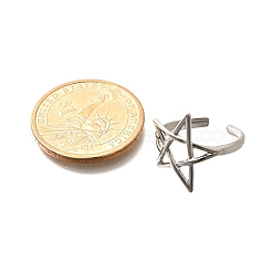 Кольца-манжеты из нержавеющей стали 304 для женщин&nbsp;LS-RJEW-R010-05S