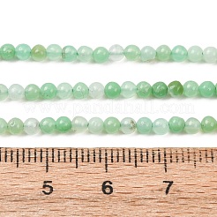 Hebras naturales de perlas de crisoprasa&nbsp;G-H358-A04-3mm-01