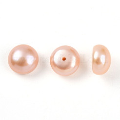 Perles de culture d'eau douce naturelles de Grade 6a&nbsp;PEAR-N018-6A-9095B