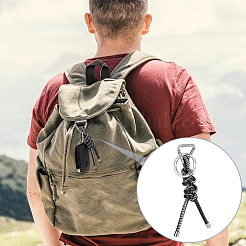 5шт pu с брелоком из сплава KEYC-GA0001-40